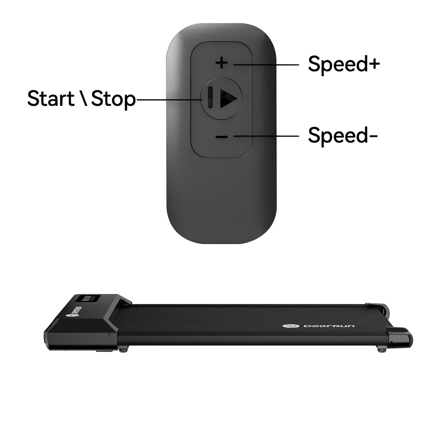 Mini Under-Desk Treadmill with Remote Control