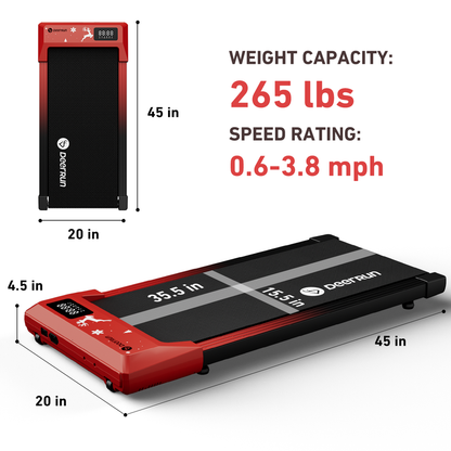 Mini Under-Desk Treadmill with Remote Control