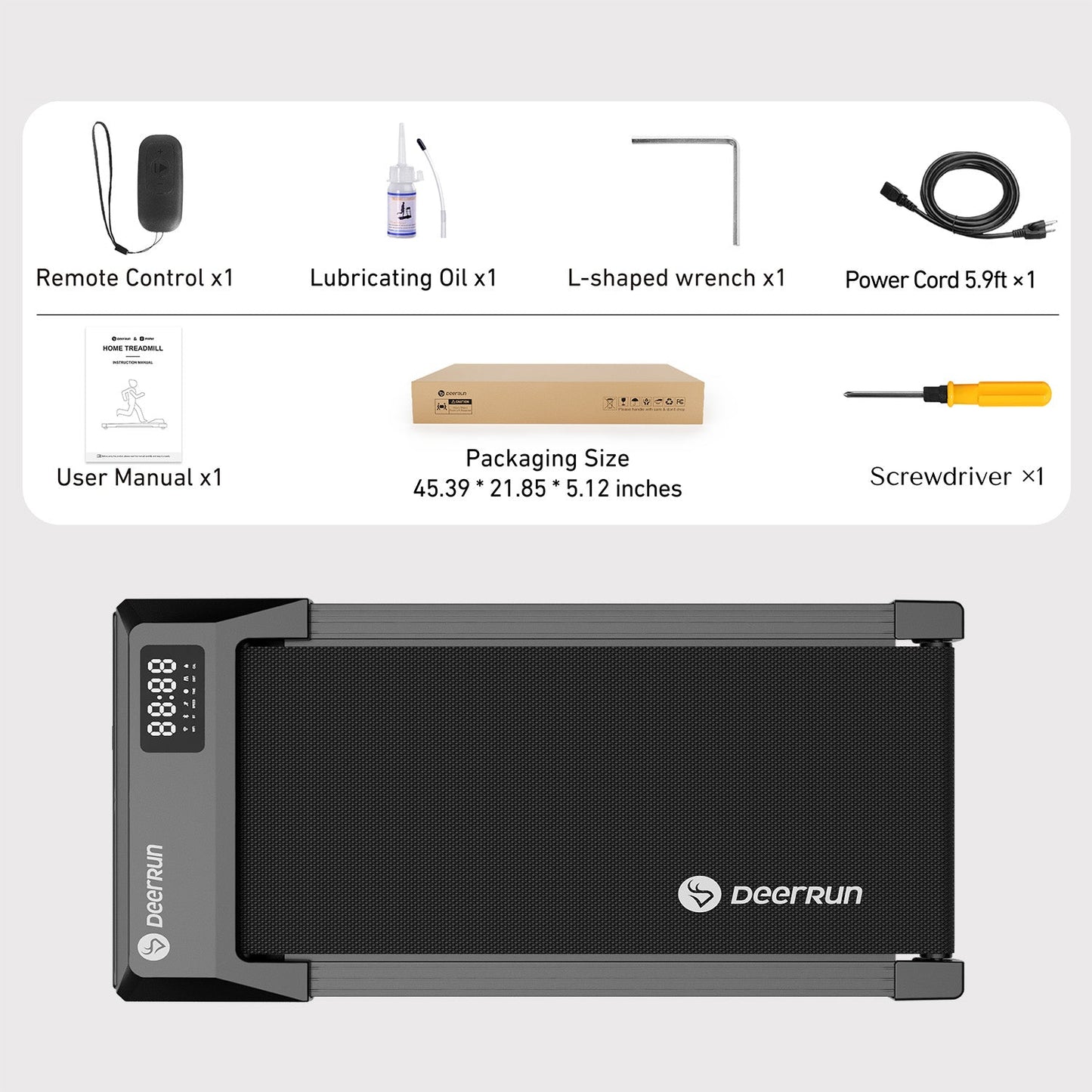 Mini Under-Desk Treadmill with Remote Control