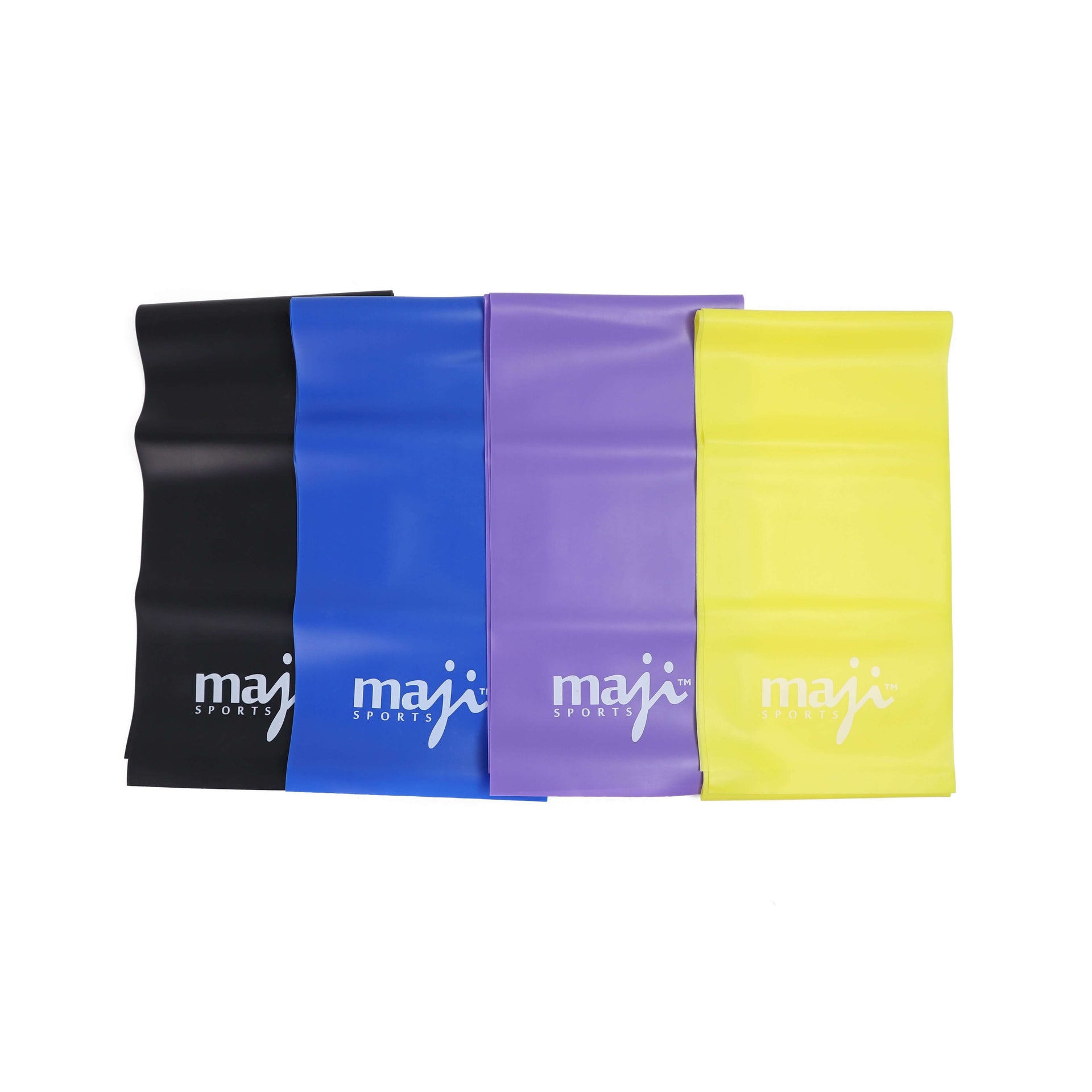 Full Body Exercise & Stretch Bands - 4 Pack