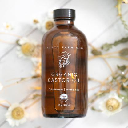 Pure Organic Cold Pressed Hexane-Free Castor Oil