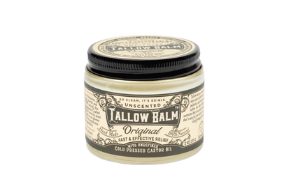 Tallow Balm Original - Unscented with Organic Castor Oil