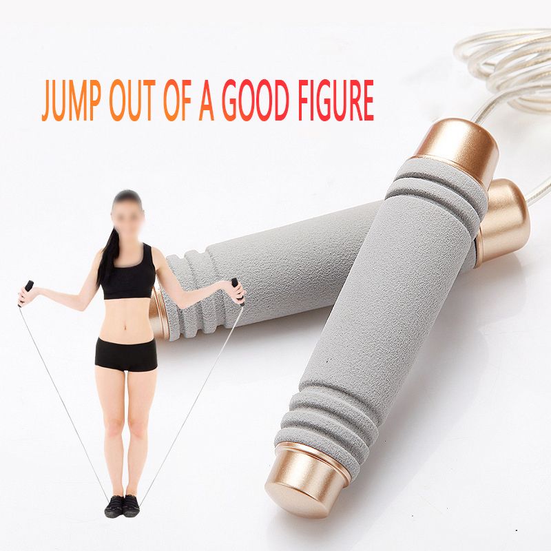 Adjustable TPU Wire Rope with Bearing Weighted Jump Rope
