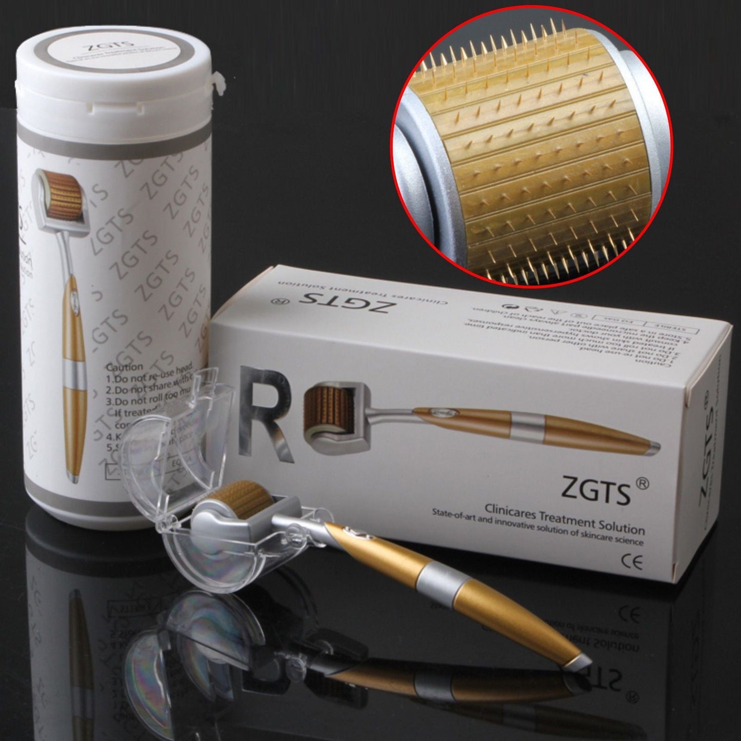 Titanium Micro 192 Needle Derma Skin Roller