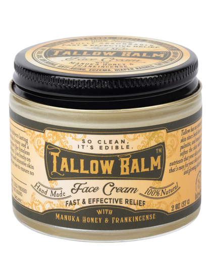 Tallow Face Cream with Manuka Honey & Castor Oil