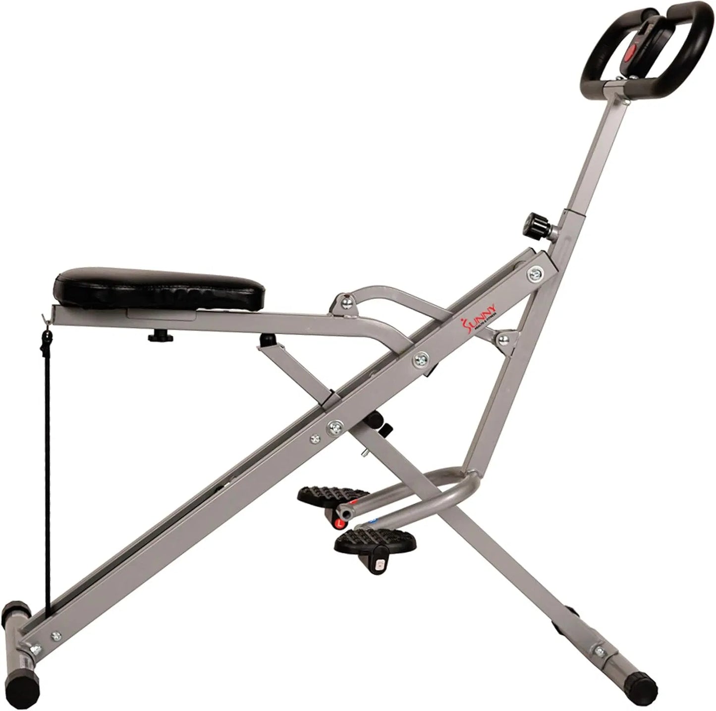 Squat Assist Trainer, Foldable & Easy Setup Exercise Equipment w/Adjustable Resistance