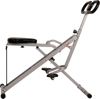 Squat Assist Trainer, Foldable & Easy Setup Exercise Equipment w/Adjustable Resistance