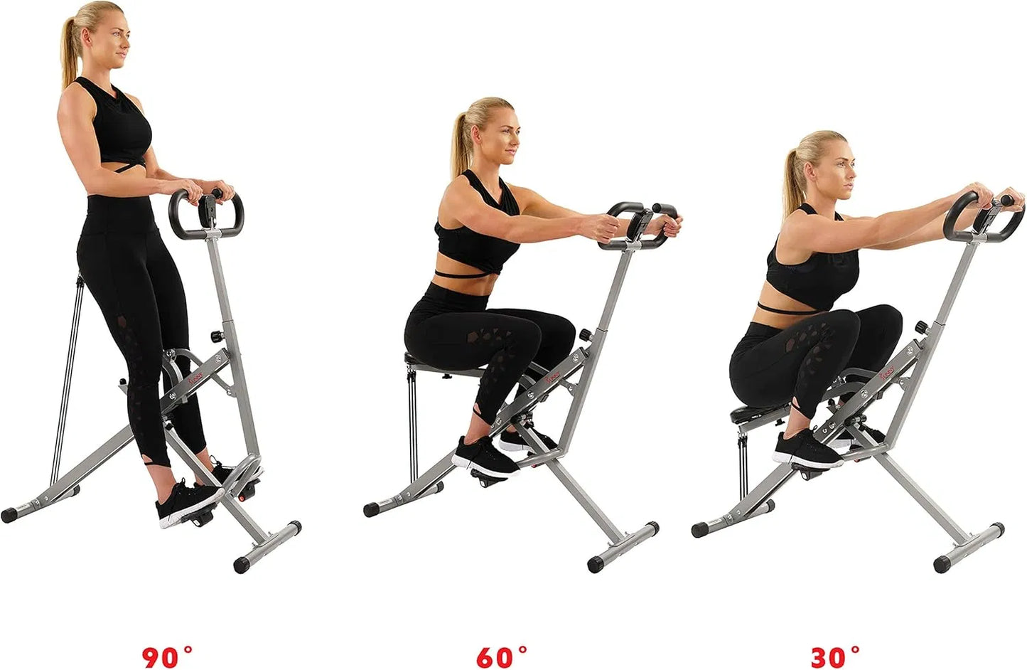 Squat Assist Trainer, Foldable & Easy Setup Exercise Equipment w/Adjustable Resistance
